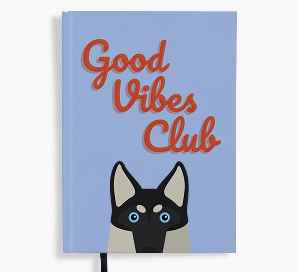 Good Vibes Club: Personalized {breedFullName} Notebook