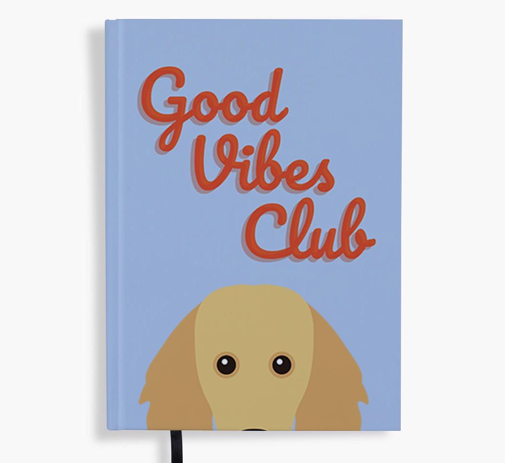 Good Vibes Club: Personalized {breedFullName} Notebook