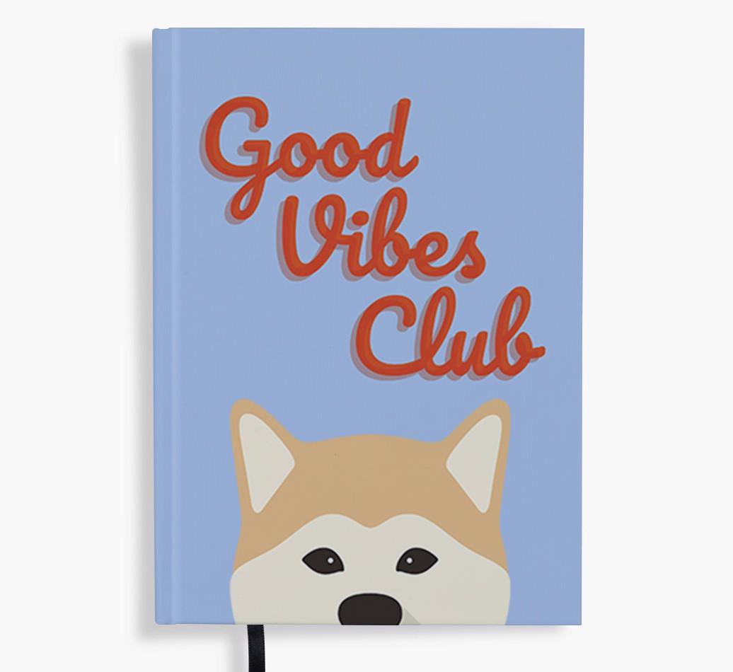 Good Vibes Club: Personalized {breedFullName} Notebook