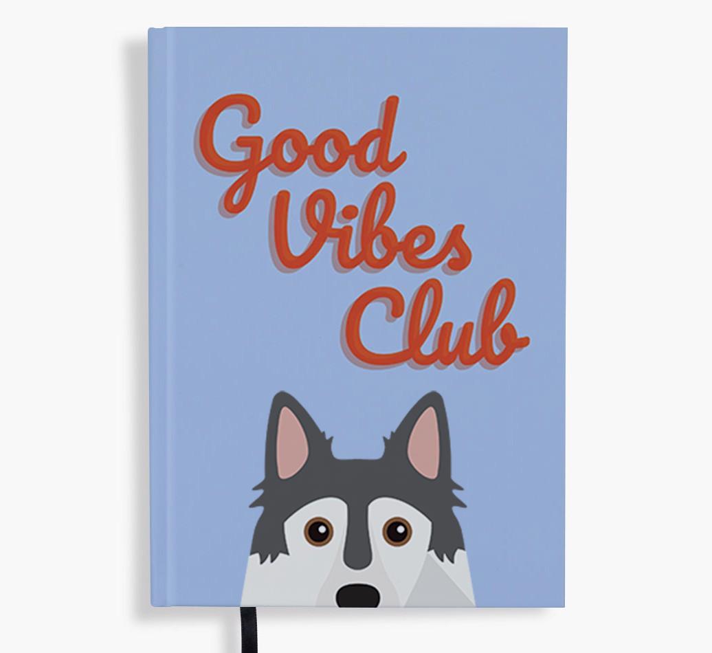 Good Vibes Club: Personalized {breedFullName} Notebook