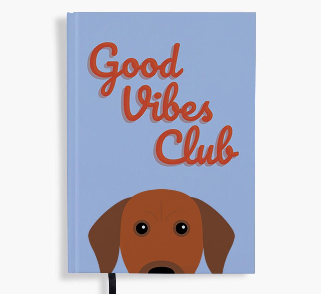 Good Vibes Club: Personalized {breedFullName} Notebook