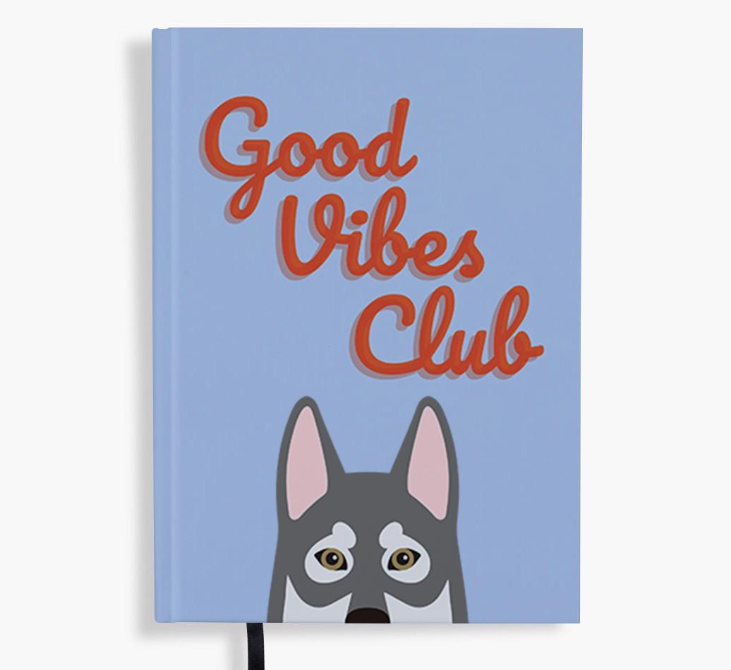 Good Vibes Club: Personalized {breedFullName} Notebook