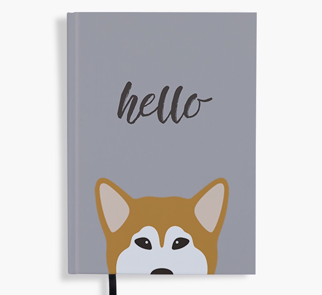 Hello: Personalised {breedFullName} Notebook
