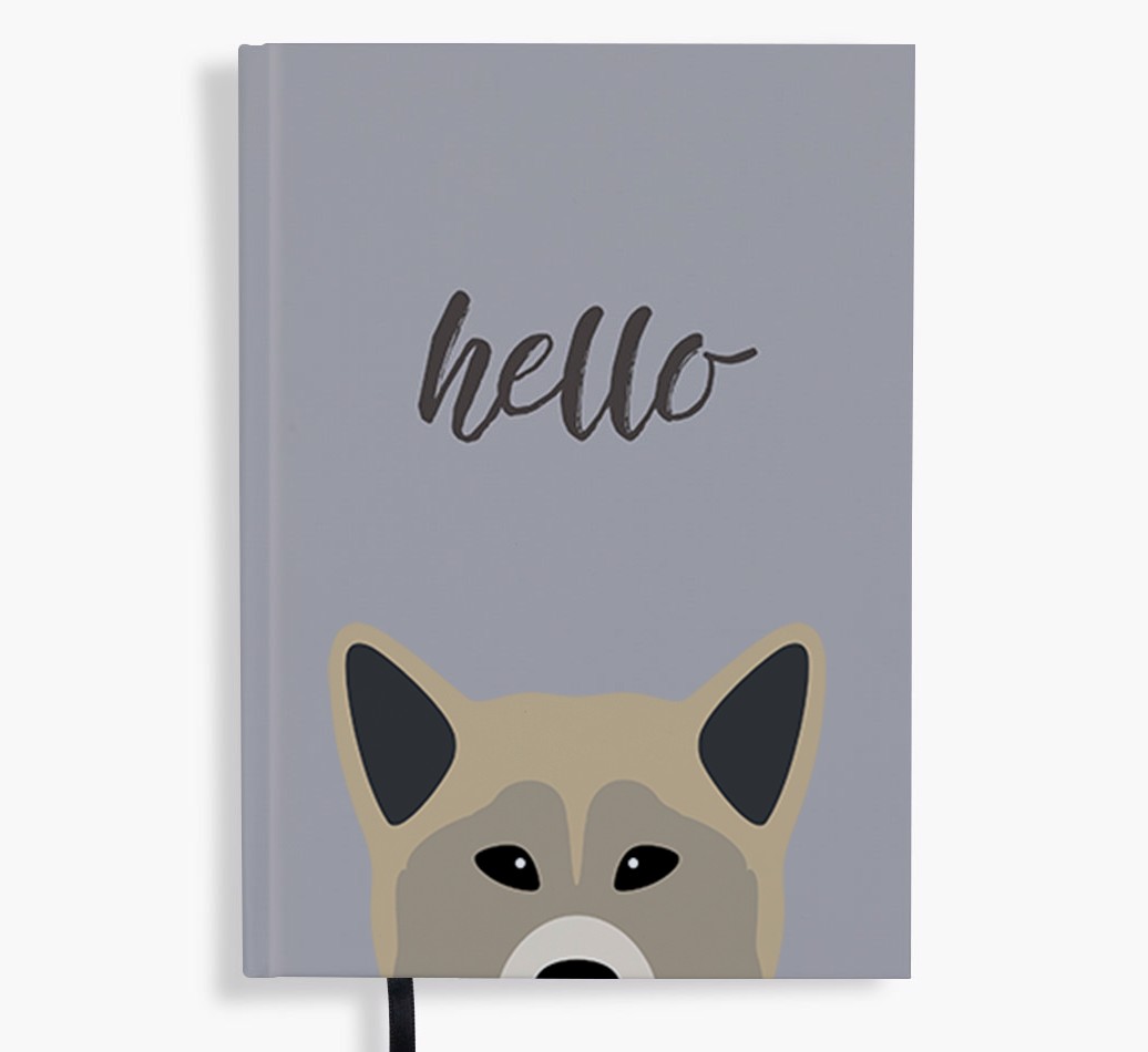 Hello: Personalised {breedFullName} Notebook