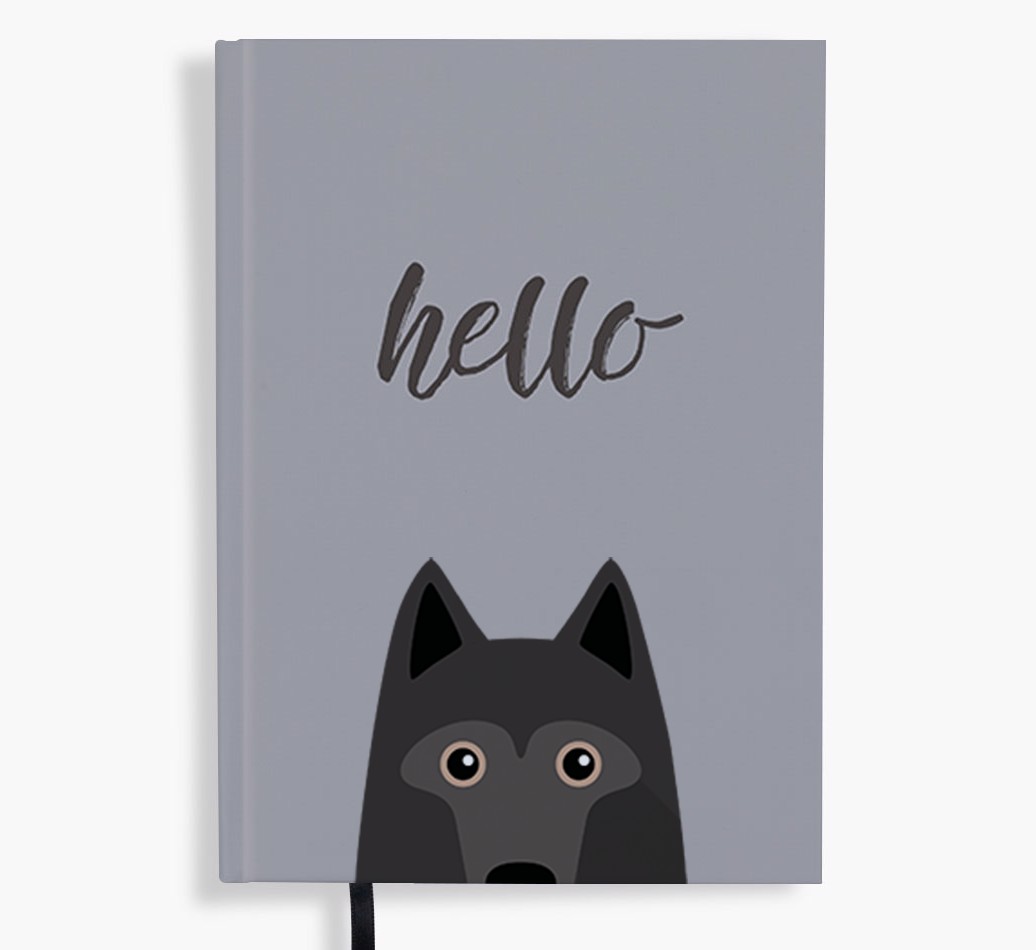 Hello: Personalised {breedFullName} Notebook