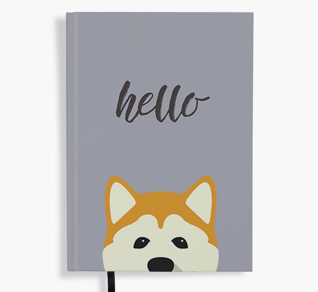 Hello: Personalized {breedFullName} Notebook
