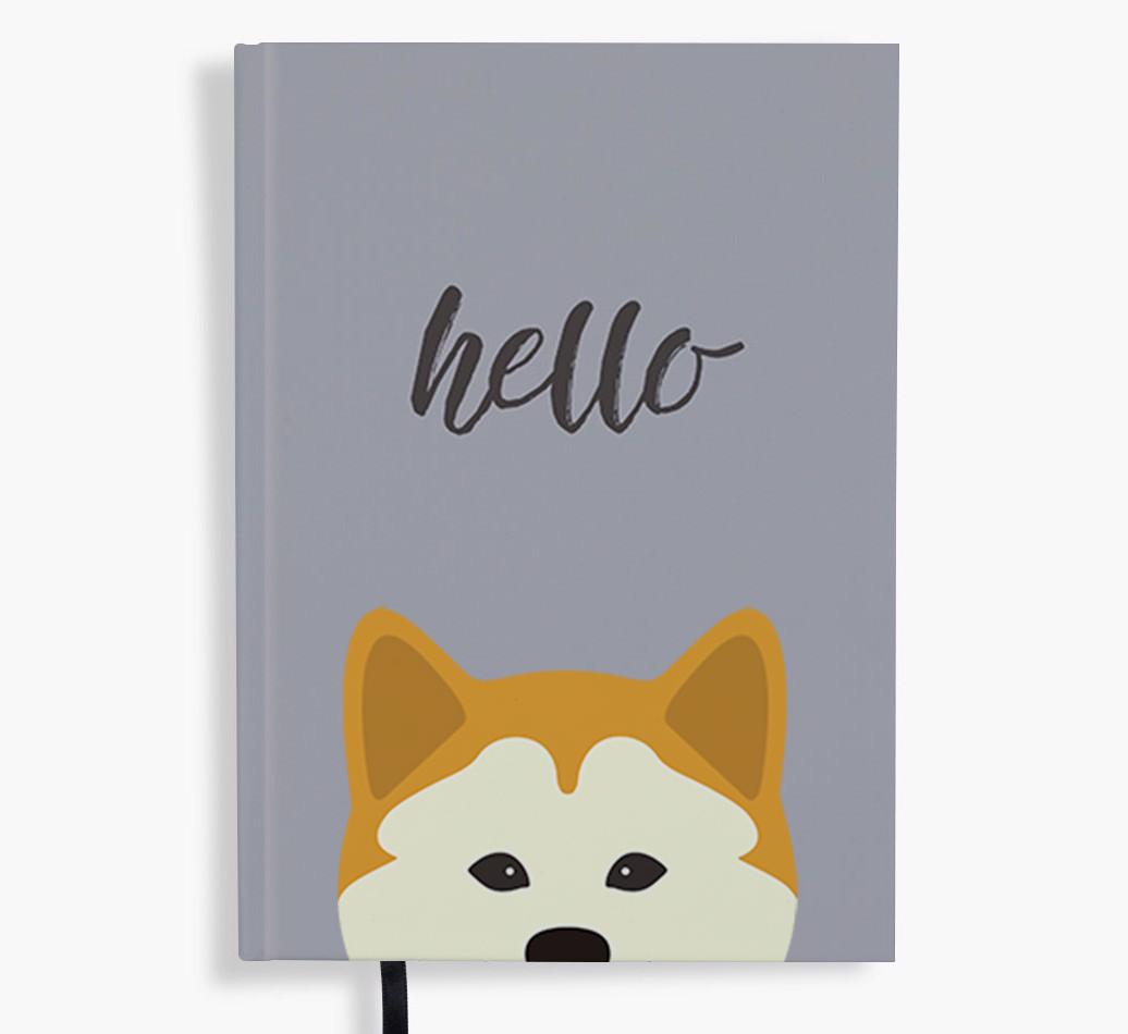 Hello: Personalized {breedFullName} Notebook