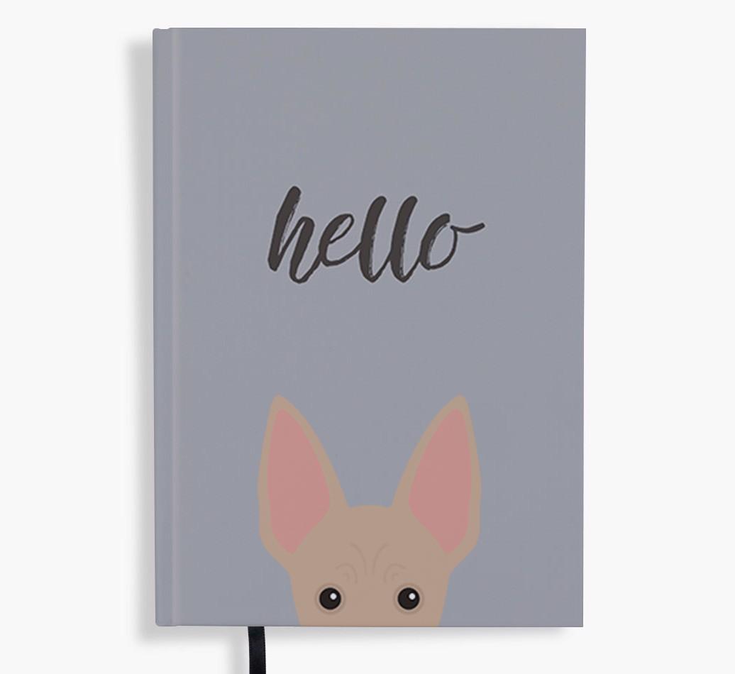 Hello: Personalized {breedFullName} Notebook