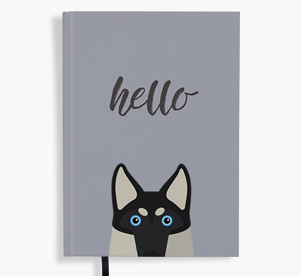 Hello: Personalized {breedFullName} Notebook