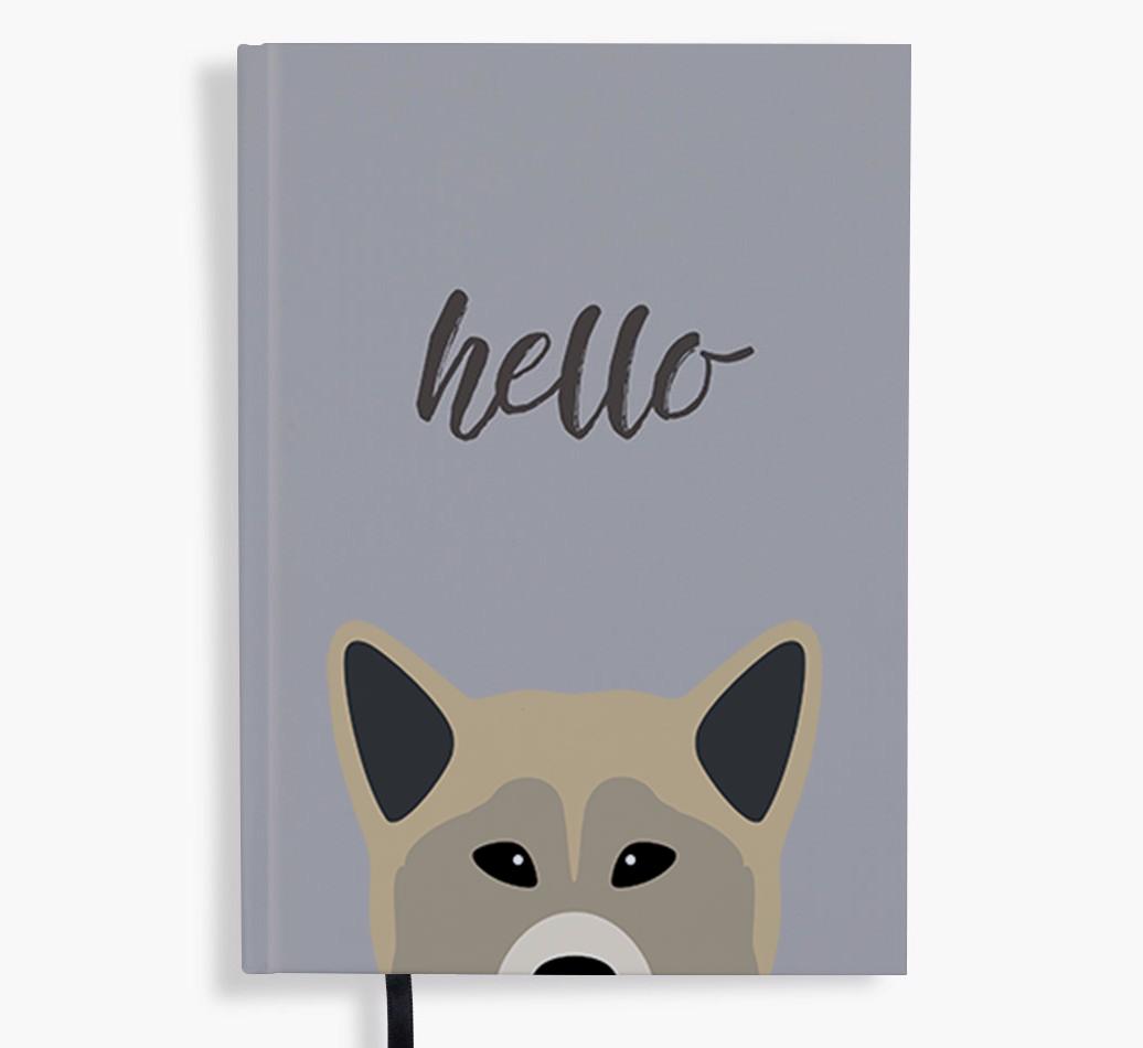 Hello: Personalized {breedFullName} Notebook