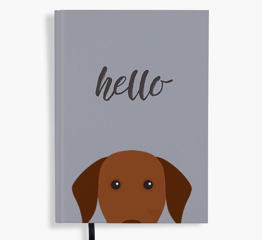 Hello: Personalised {breedFullName} Notebook