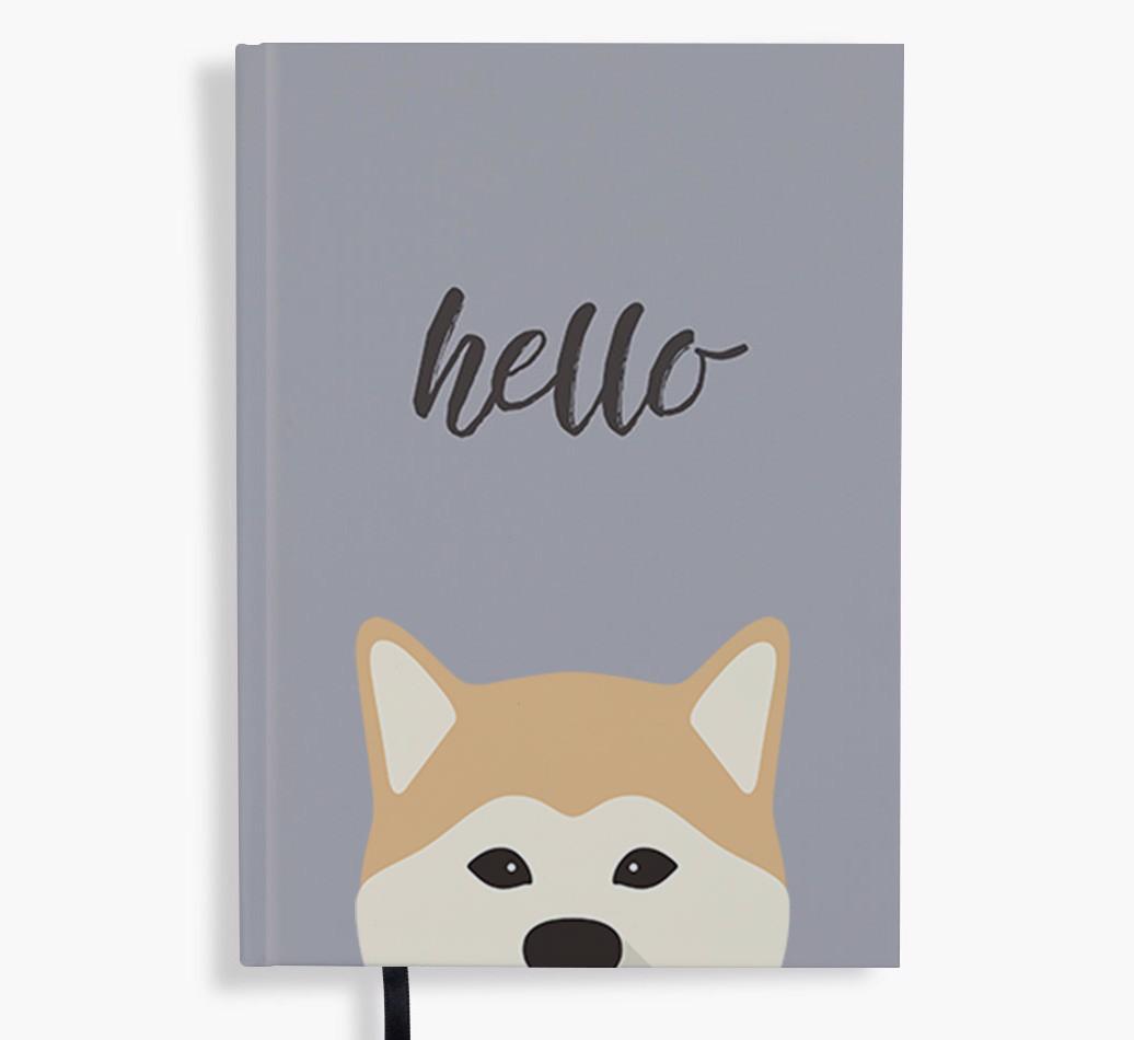 Hello: Personalized {breedFullName} Notebook
