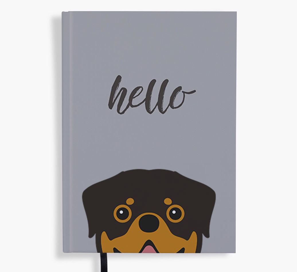 Hello: Personalized {breedFullName} Notebook