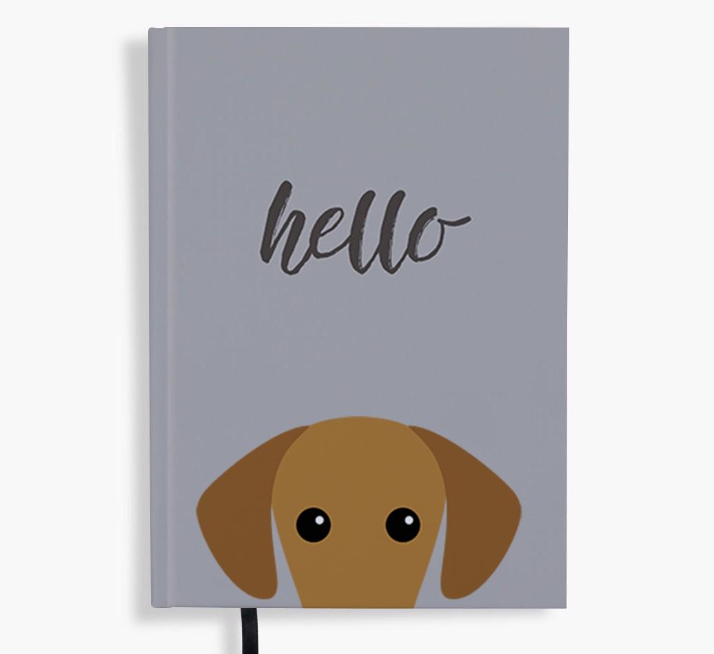 Hello: Personalized {breedFullName} Notebook