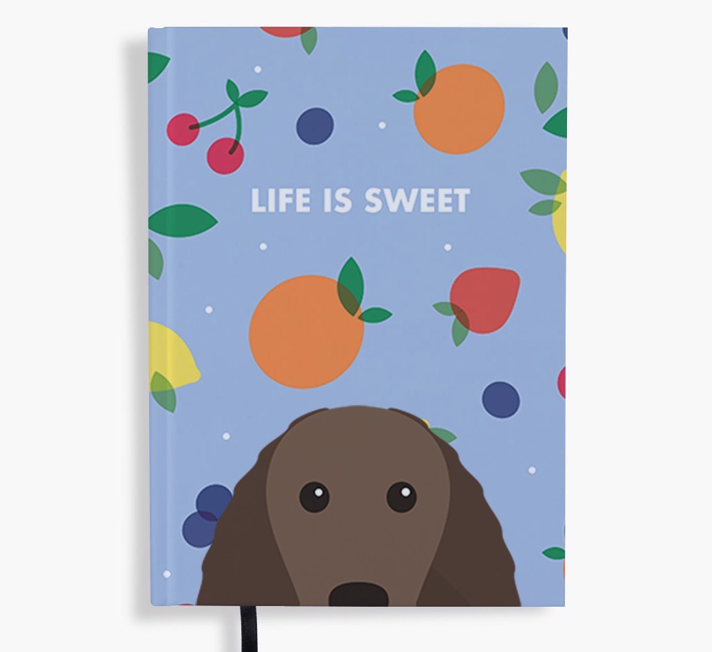 Life Is Sweet: Personalised {breedFullName} Notebook