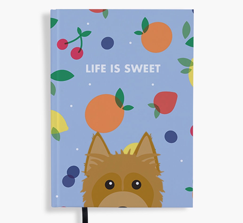 Life Is Sweet: Personalized {breedFullName} Notebook