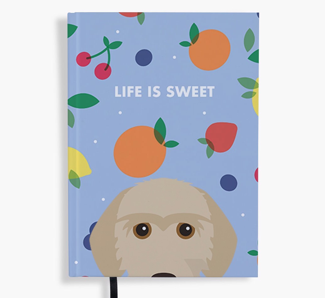 Life Is Sweet: Personalised {breedFullName} Notebook