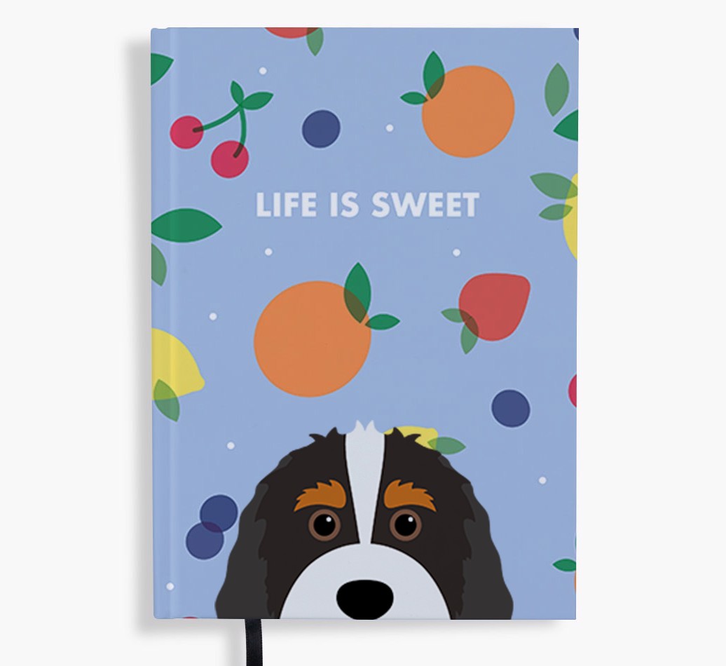 Life Is Sweet: Personalised {breedFullName} Notebook