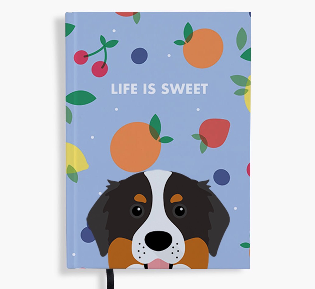 Life Is Sweet: Personalised {breedFullName} Notebook
