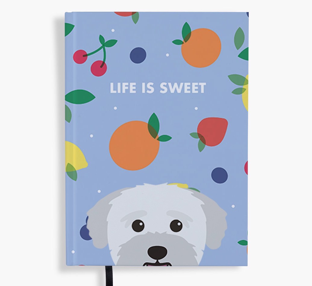 Life Is Sweet: Personalised {breedFullName} Notebook