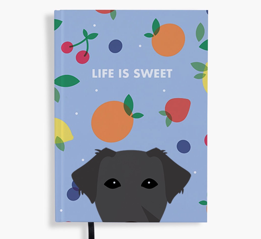 Life Is Sweet: Personalised {breedFullName} Notebook