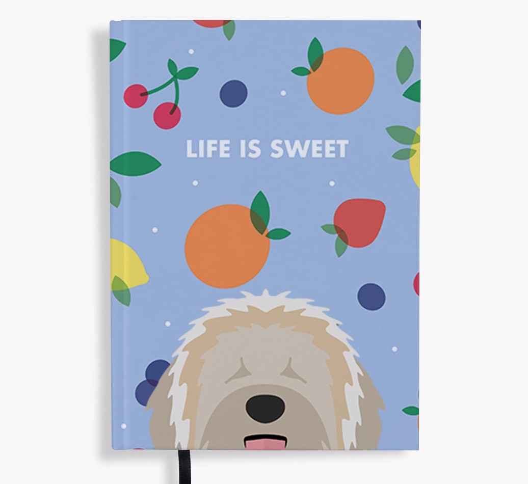 Life Is Sweet: Personalised {breedFullName} Notebook