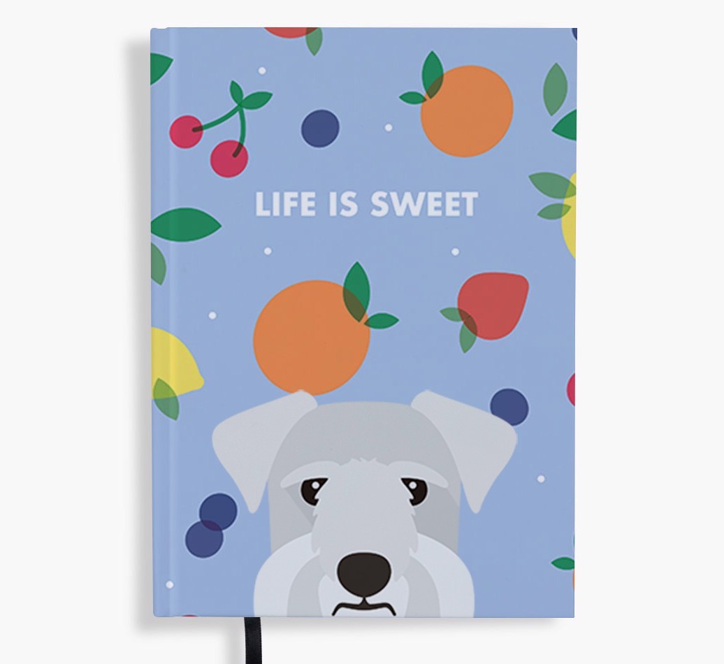Life Is Sweet: Personalised {breedFullName} Notebook