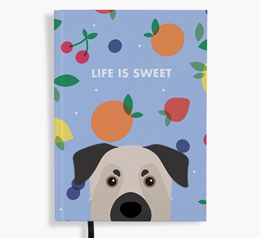 Life Is Sweet: Personalised {breedFullName} Notebook