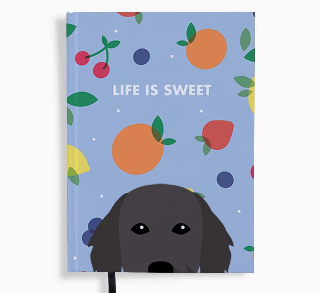Life Is Sweet: Personalised {breedFullName} Notebook