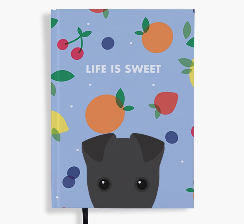Life Is Sweet: Personalised {breedFullName} Notebook