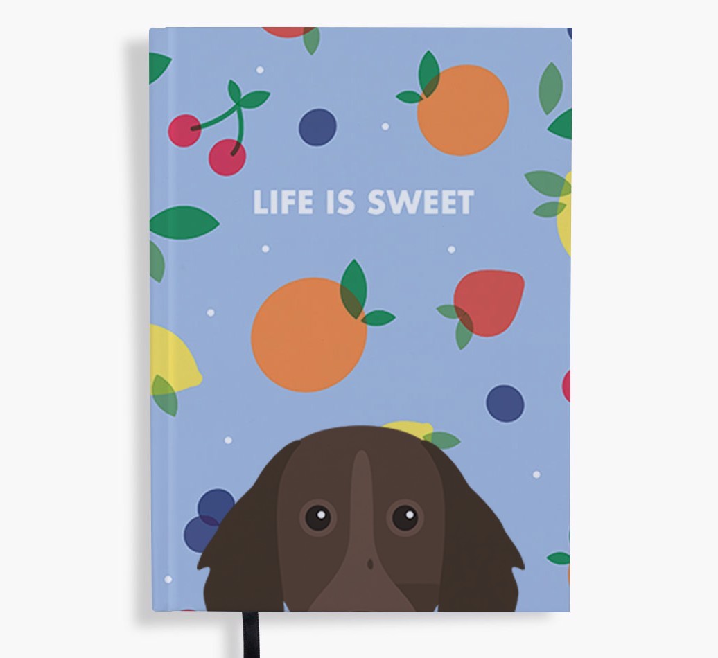 Life Is Sweet: Personalised {breedFullName} Notebook