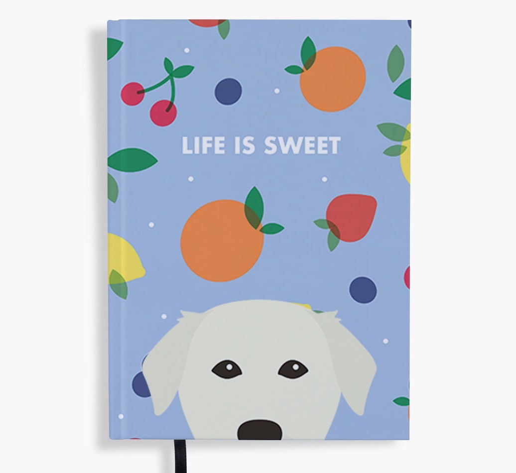 Life Is Sweet: Personalised {breedFullName} Notebook