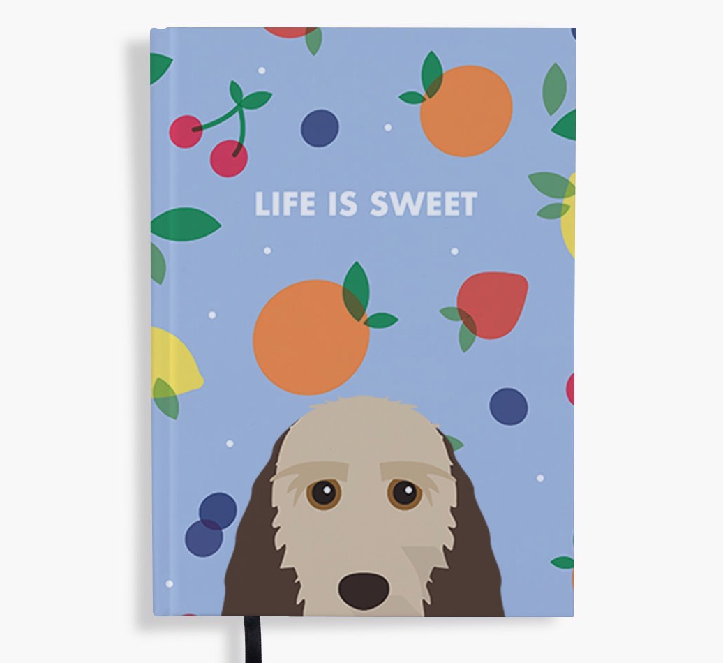 Life Is Sweet: Personalised {breedFullName} Notebook