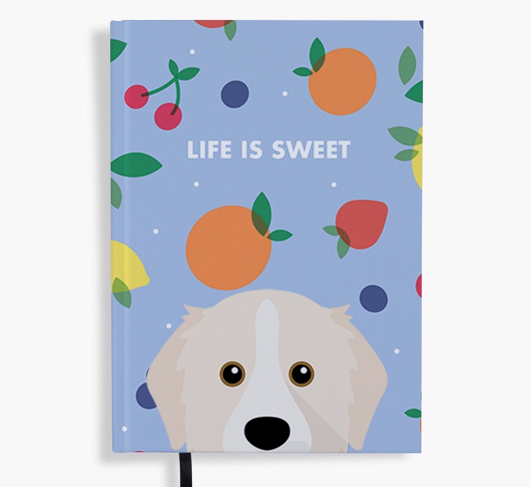 Life Is Sweet: Personalised {breedFullName} Notebook