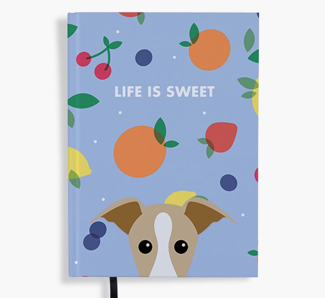 Life Is Sweet: Personalised {breedFullName} Notebook