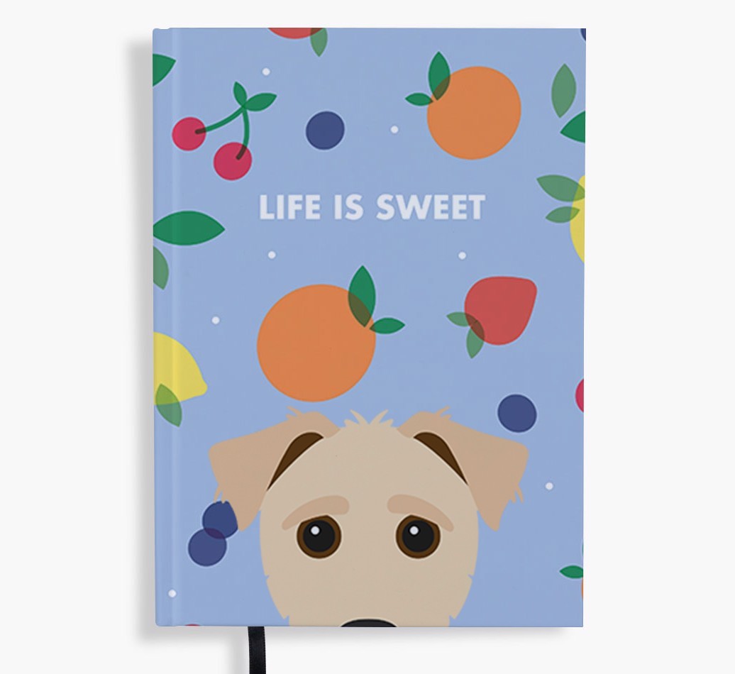 Life Is Sweet: Personalised {breedFullName} Notebook