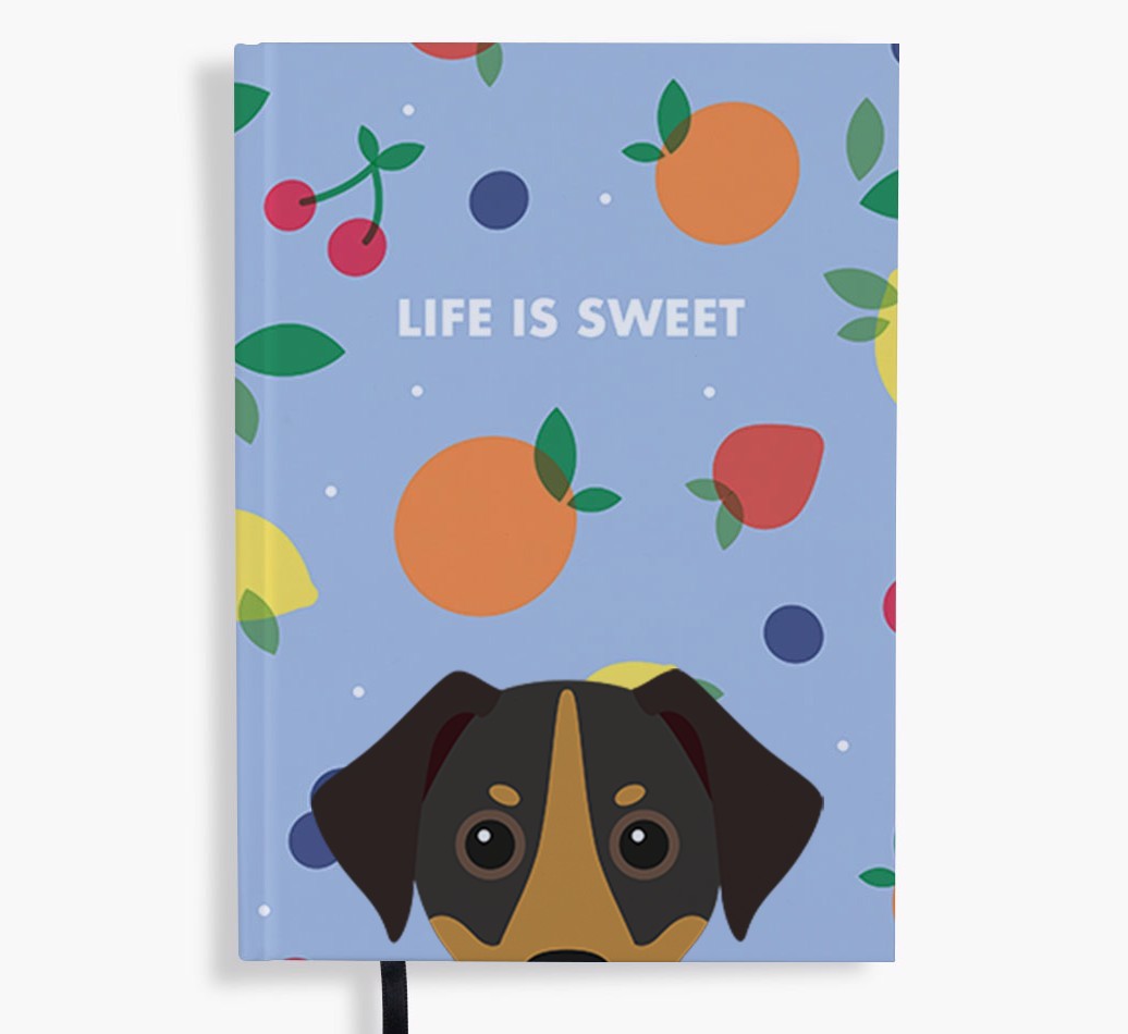 Life Is Sweet: Personalised {breedFullName} Notebook