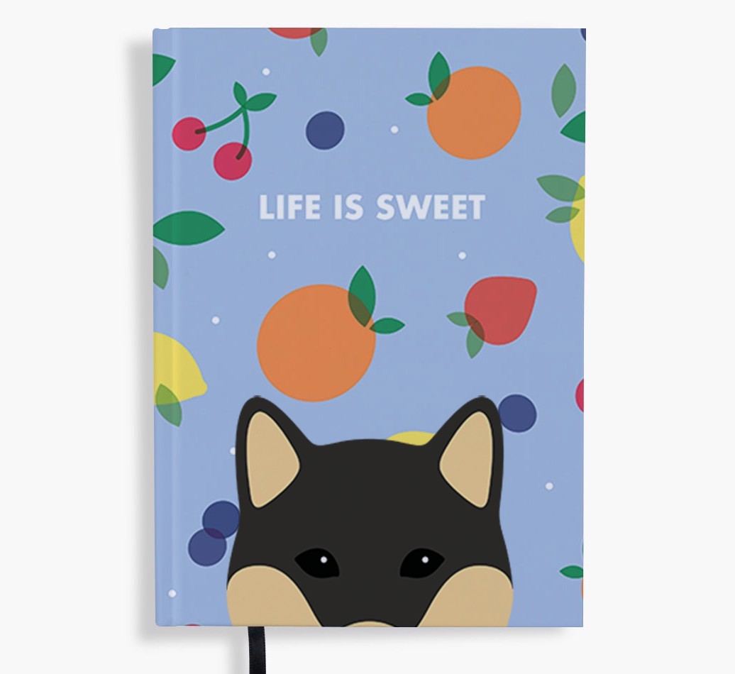 Life Is Sweet: Personalised {breedFullName} Notebook