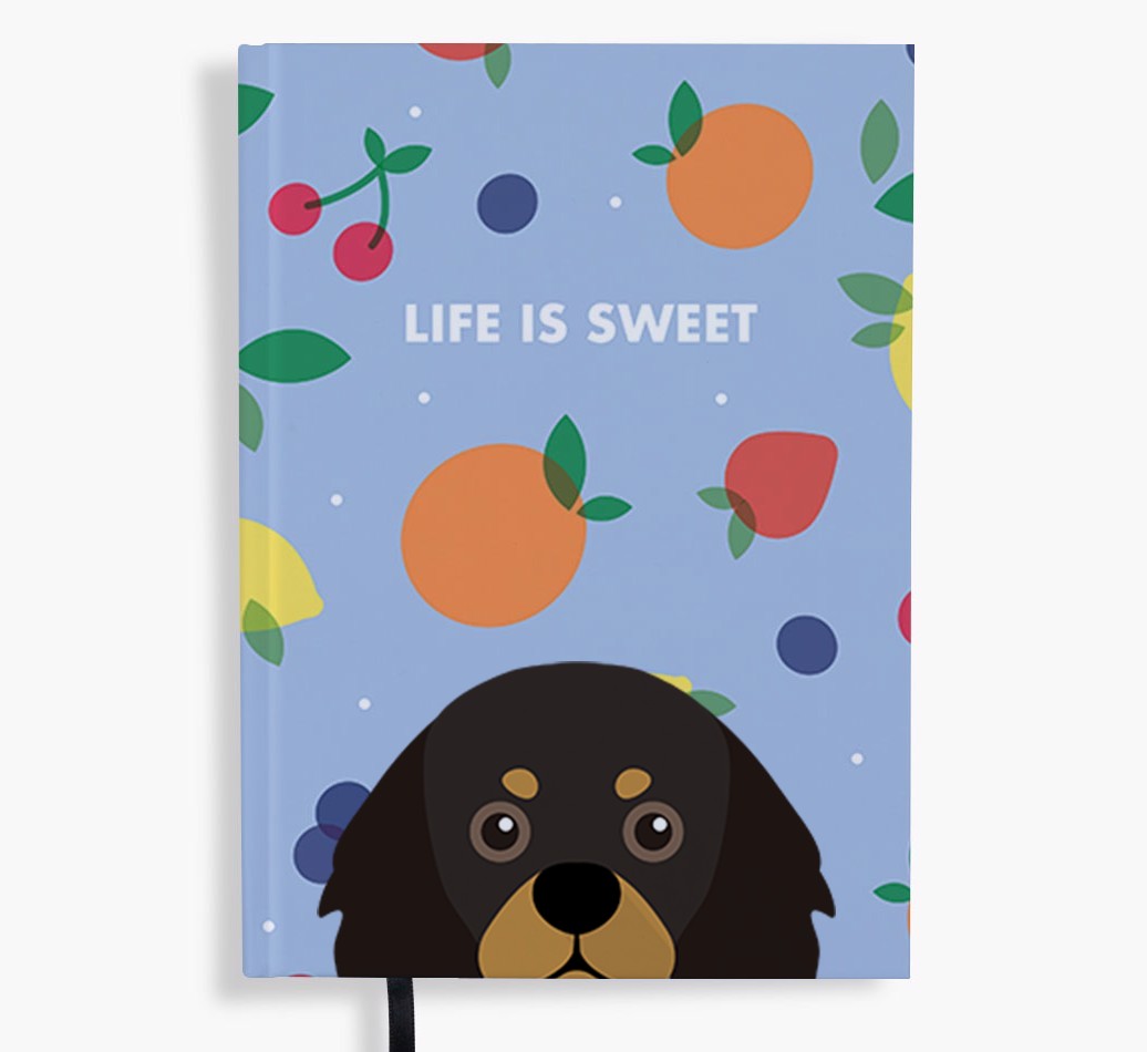 Life Is Sweet: Personalised {breedFullName} Notebook