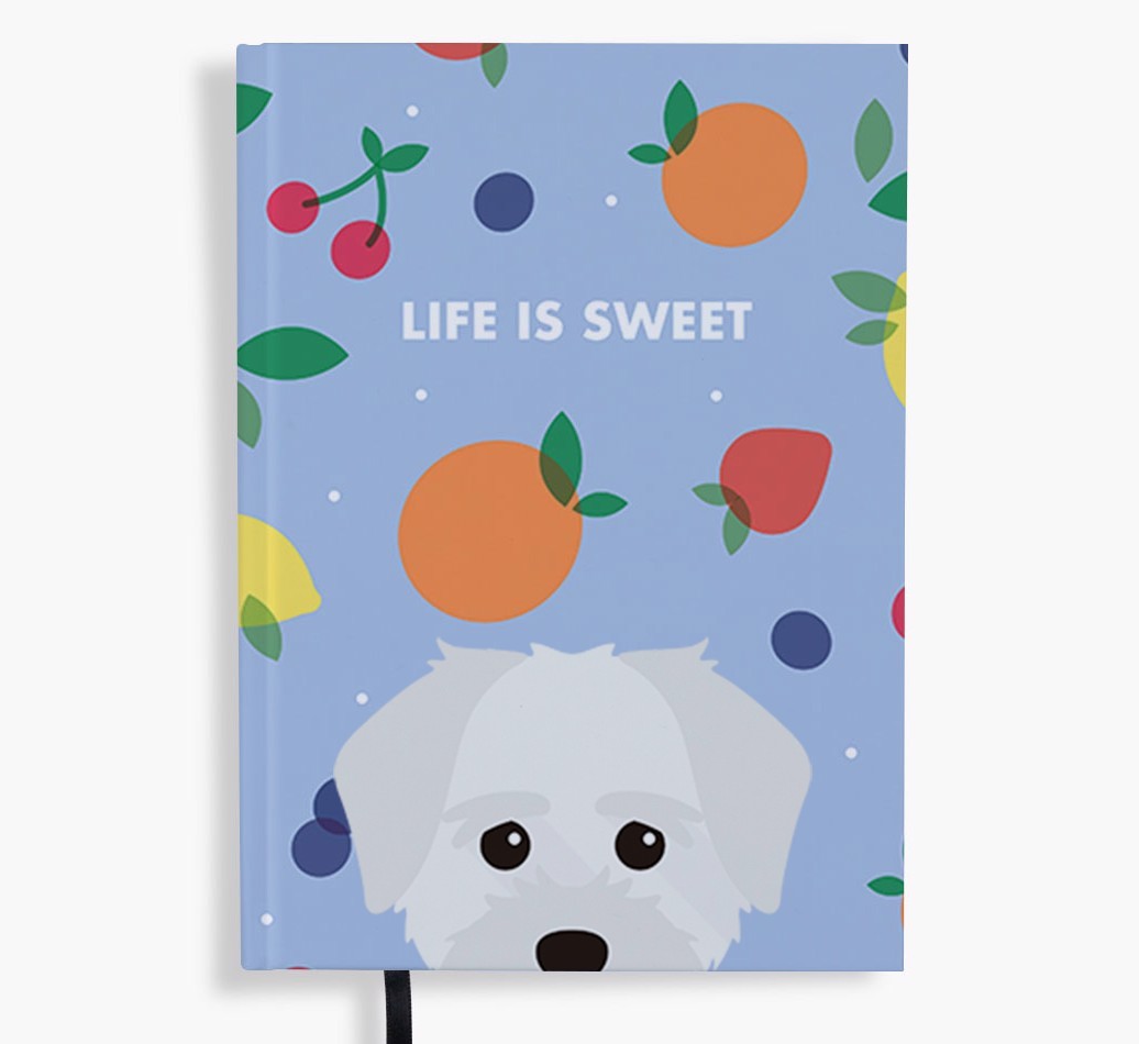 Life Is Sweet: Personalised {breedFullName} Notebook