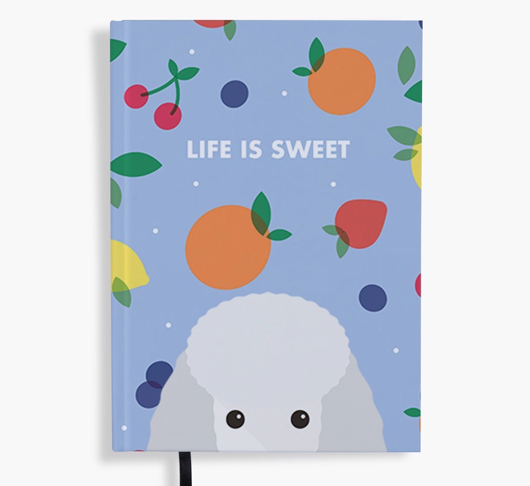 Life Is Sweet: Personalised {breedFullName} Notebook