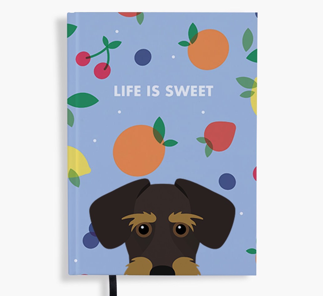 Life Is Sweet: Personalised {breedFullName} Notebook