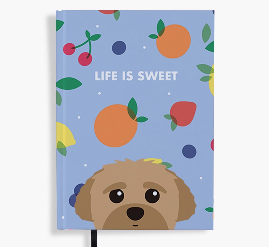 Life Is Sweet: Personalised {breedFullName} Notebook