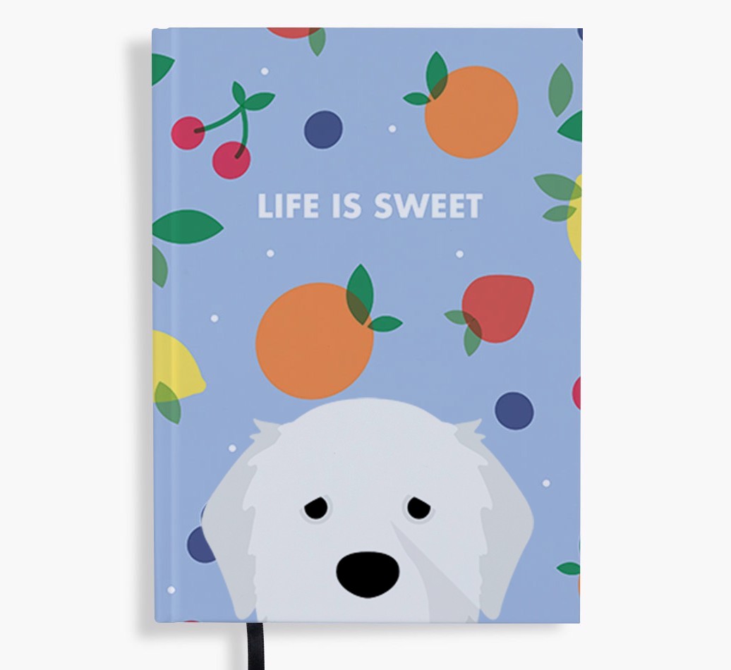 Life Is Sweet: Personalised {breedFullName} Notebook