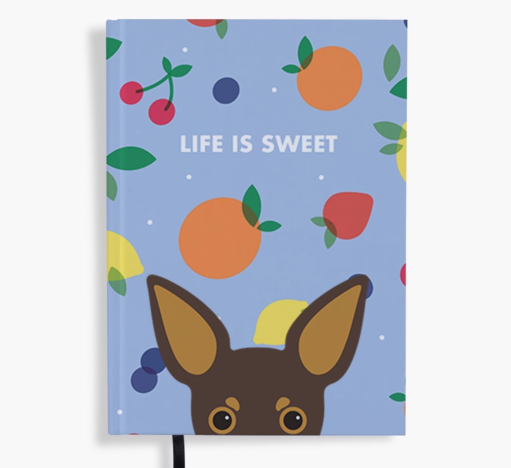 Life Is Sweet: Personalised {breedFullName} Notebook