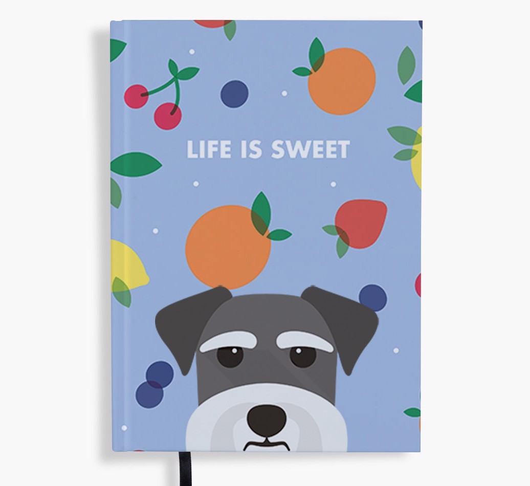 Life Is Sweet: Personalised {breedFullName} Notebook