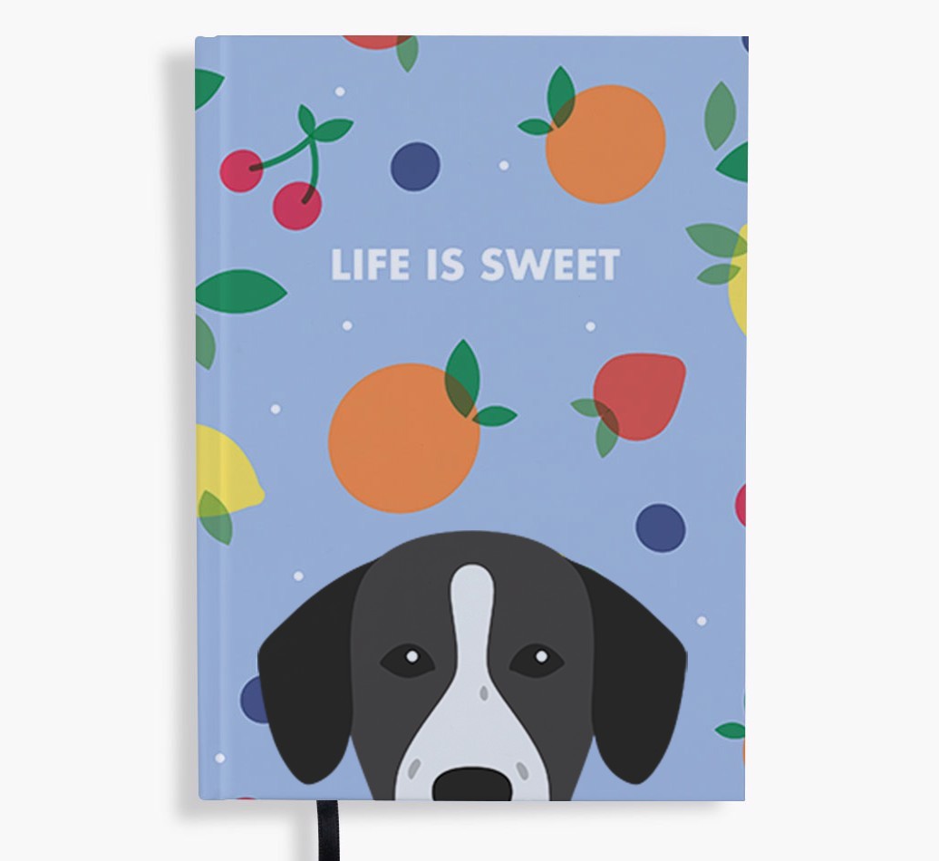 Life Is Sweet: Personalised {breedFullName} Notebook
