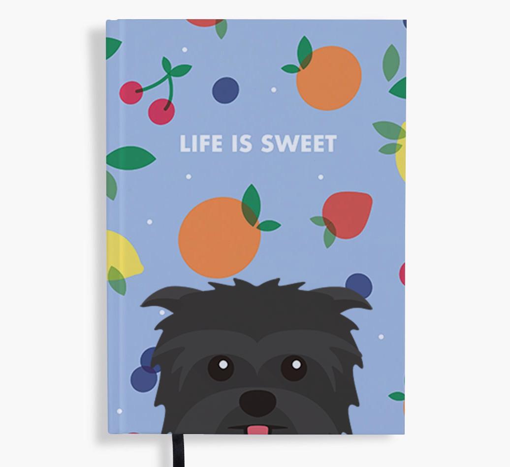Life Is Sweet: Personalized {breedFullName} Notebook