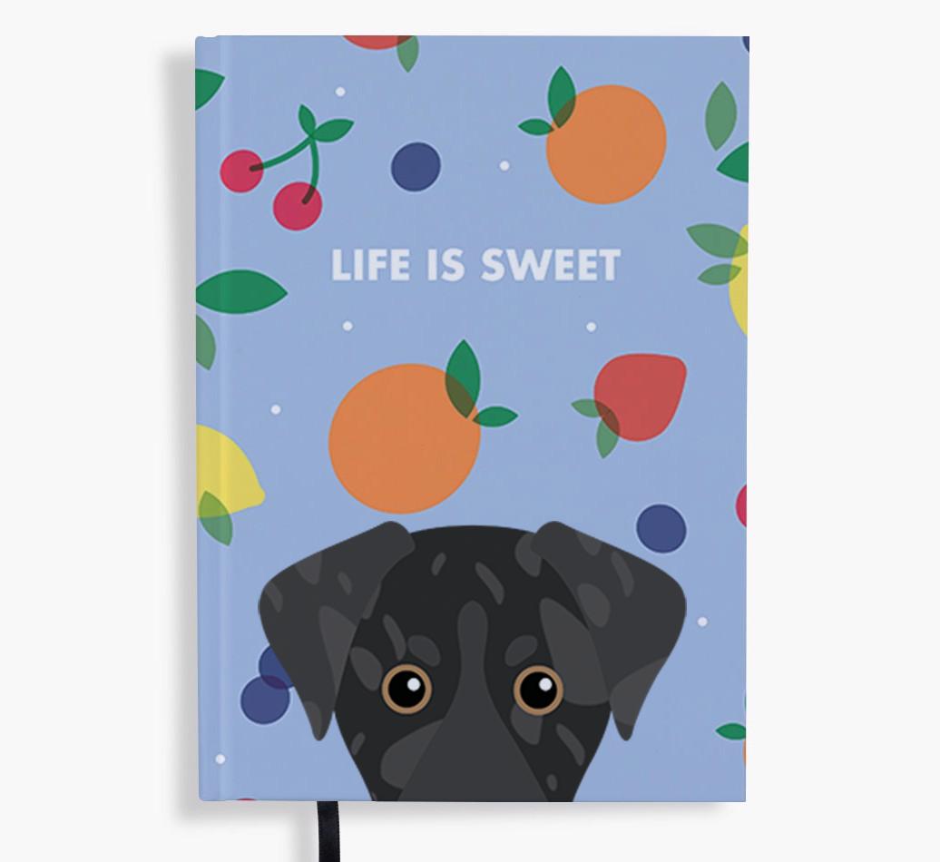 Life Is Sweet: Personalized {breedFullName} Notebook
