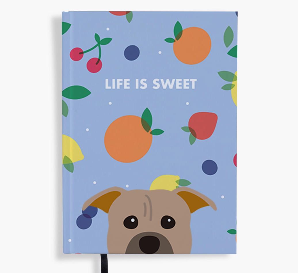 Life Is Sweet: Personalized {breedFullName} Notebook